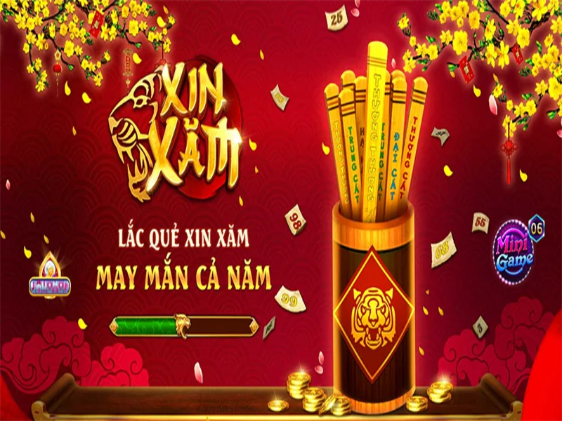 Tóm tắt về tựa game Slot Xin Xăm của nhà cái kubet777